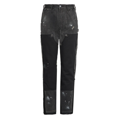 BLACK CARPENTER FLARE PANT