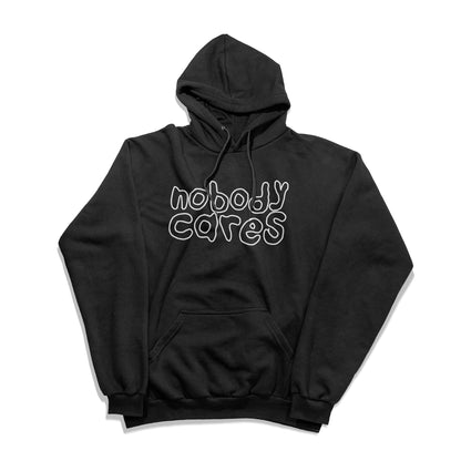 NOBODY CARES Hoodie | Black