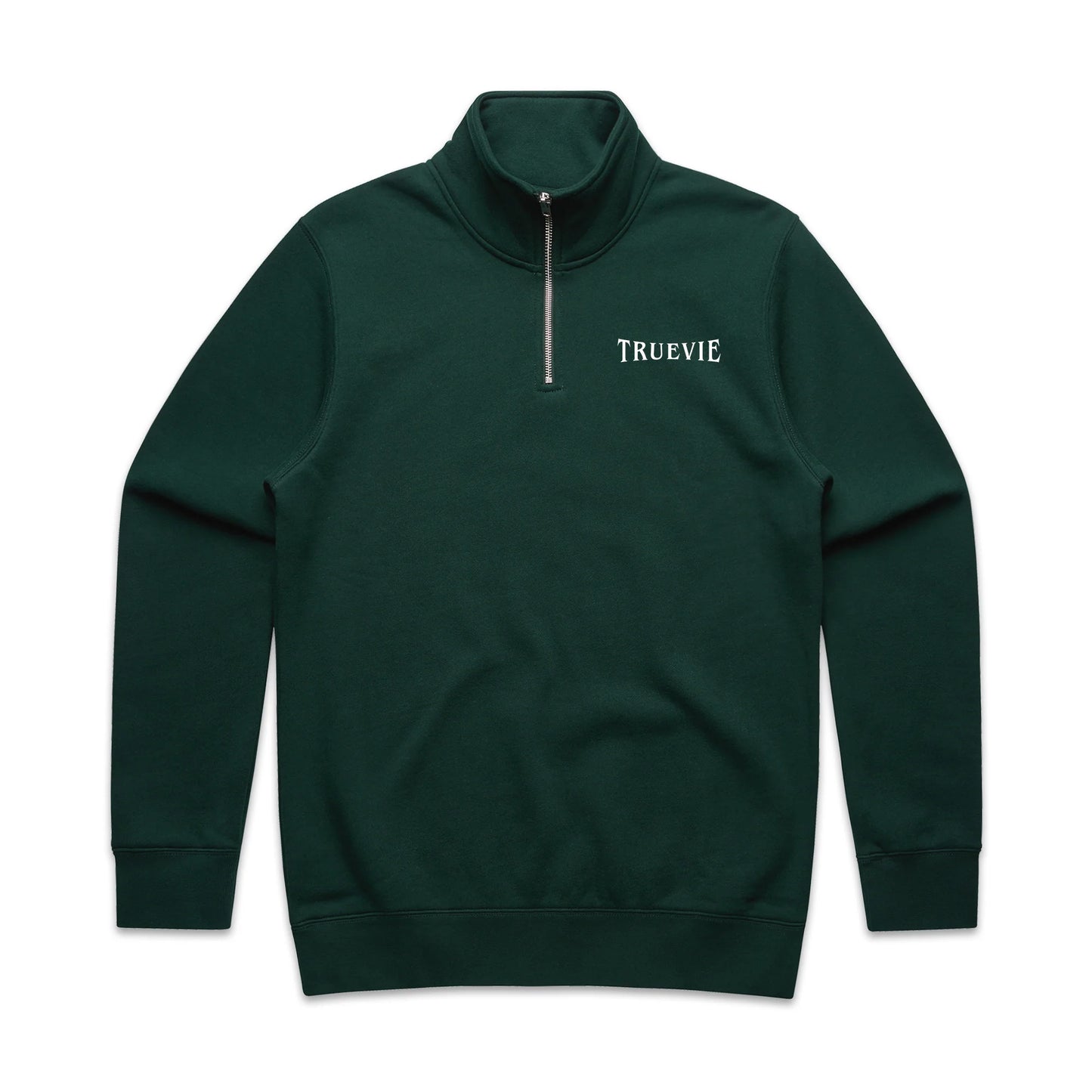 Pine Green Half Zip Up Drip Set Jumper